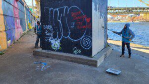 allegheny riverfront park painting