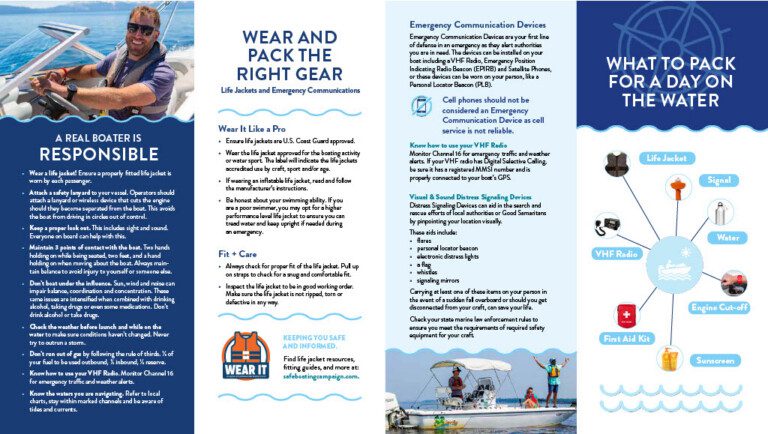 safe boating council brochure