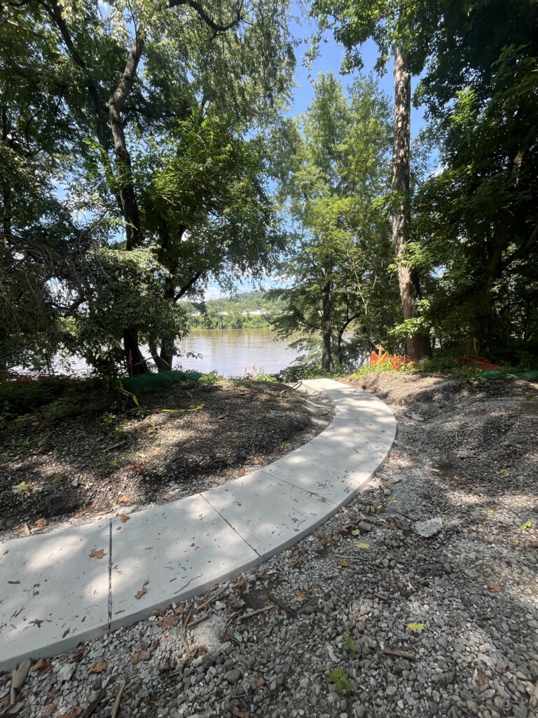 eagle's landing riverfront park progress
