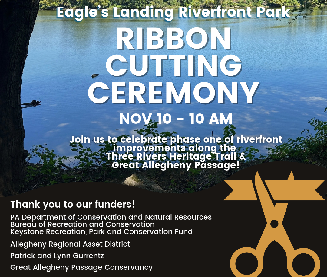 eagle's landing riverfront park ribbon cutting
